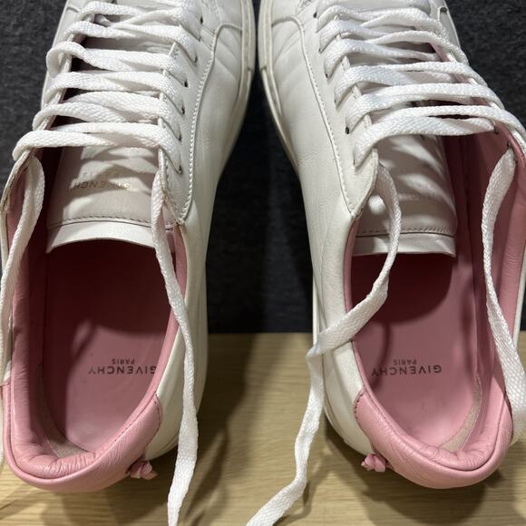 Givenchy Urban Knots Womens Size 38 White/Pink Leather Low Top Sneakers - Picture 5 of 11
